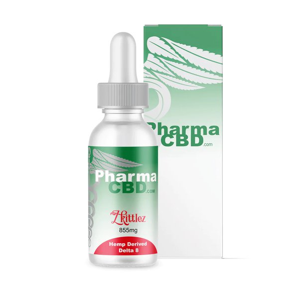 855 Mg Delta 8 Tincture with Zkittles flavor from PharmaCBD