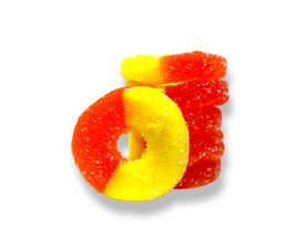 Delta 8 / Delta 9 Gummies - Peach Rings (40mg)