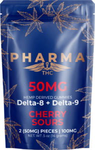 Delta 8 / Delta 9 THC Gummies - Cherry Sours