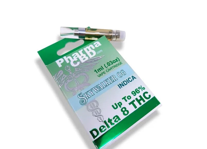 1 ml  vape cartridge with skywalker og indica strain from PrharmaCBD