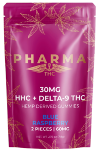 HHC/D9 Blue Raspberry Gummies