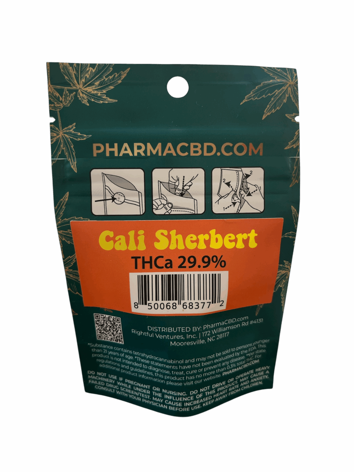 THCA Flower – Cali Sherbert