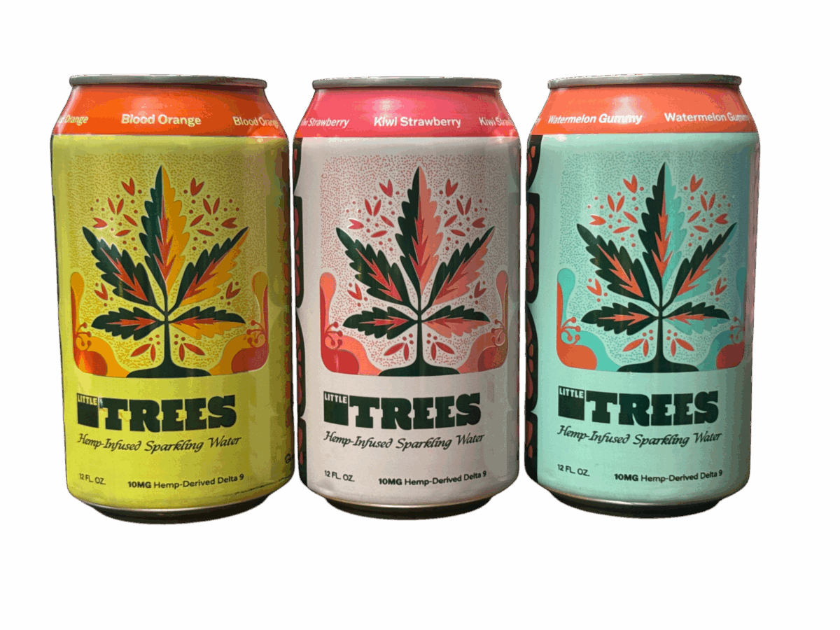 Little Trees Hemp Derived THC Sparkling Water