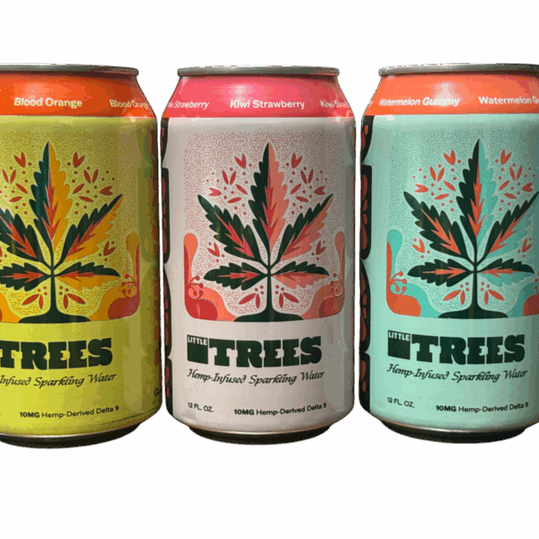 Little Trees Hemp Derived THC Sparkling Water