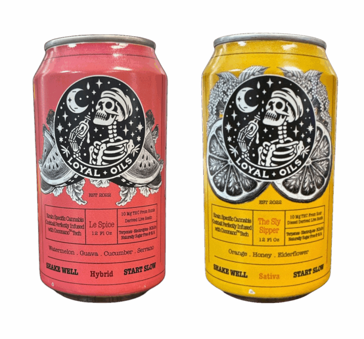 THC Infused Live Resin Mineral Water Drinks
