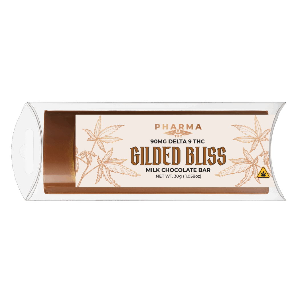 Delta 9 THC Gilded Bliss Chocolate Bar