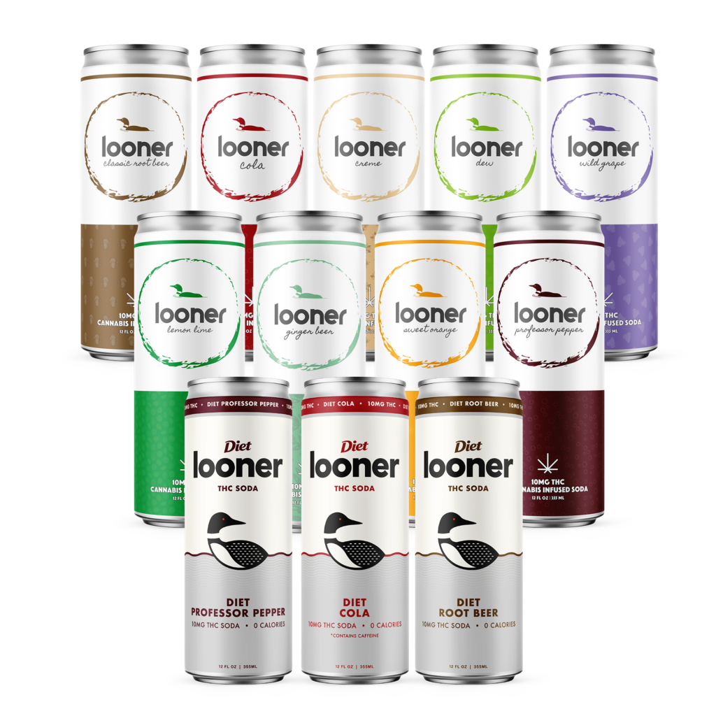 Looner THC Infused Sodas