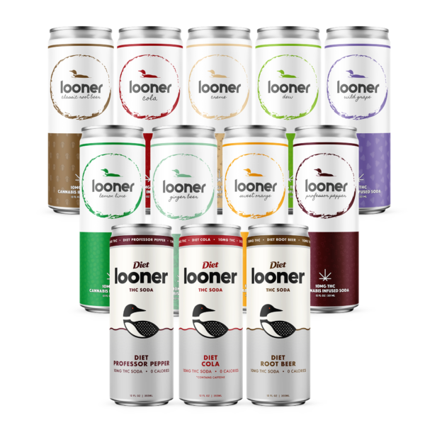 Looner THC Infused Sodas