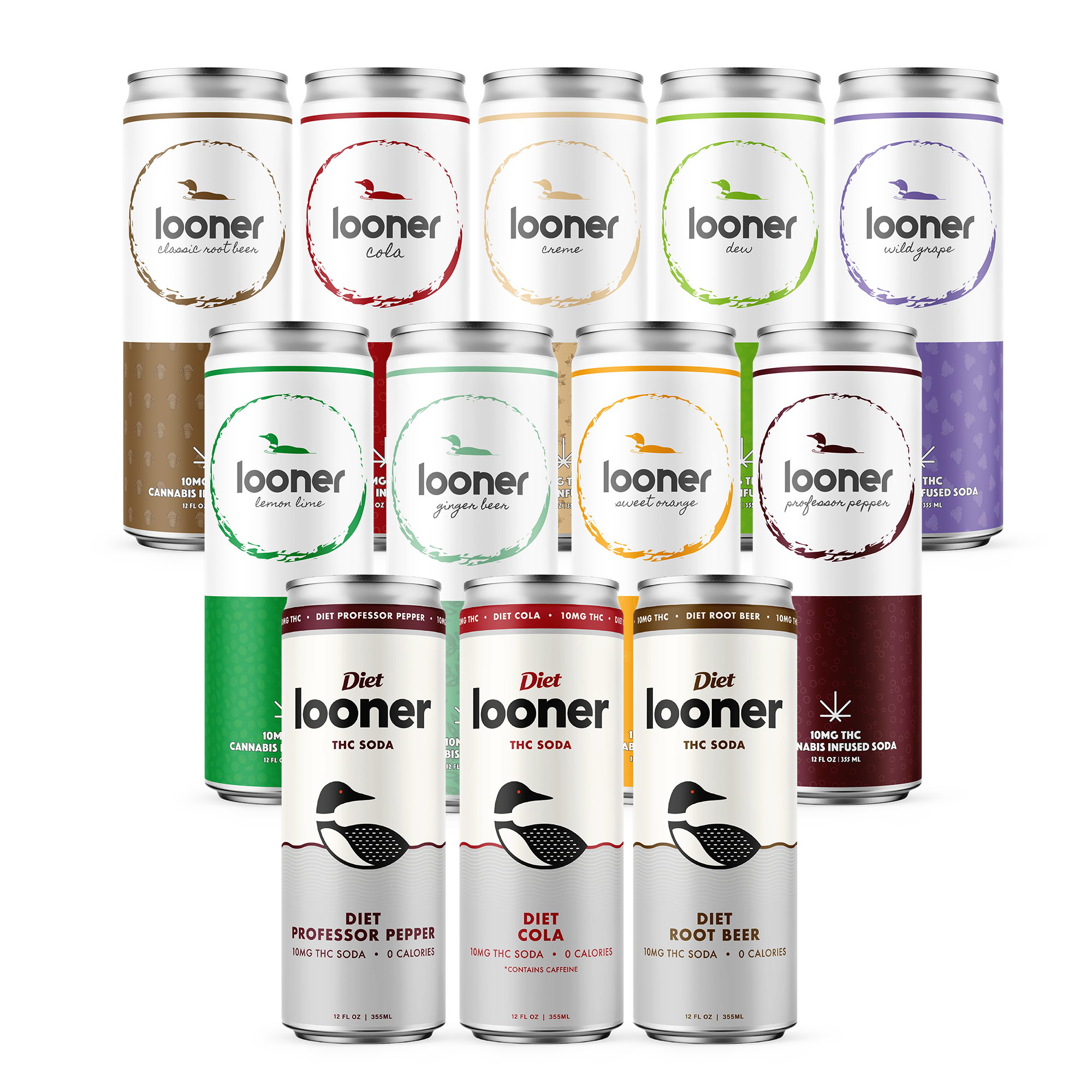 Looner THC Infused Sodas