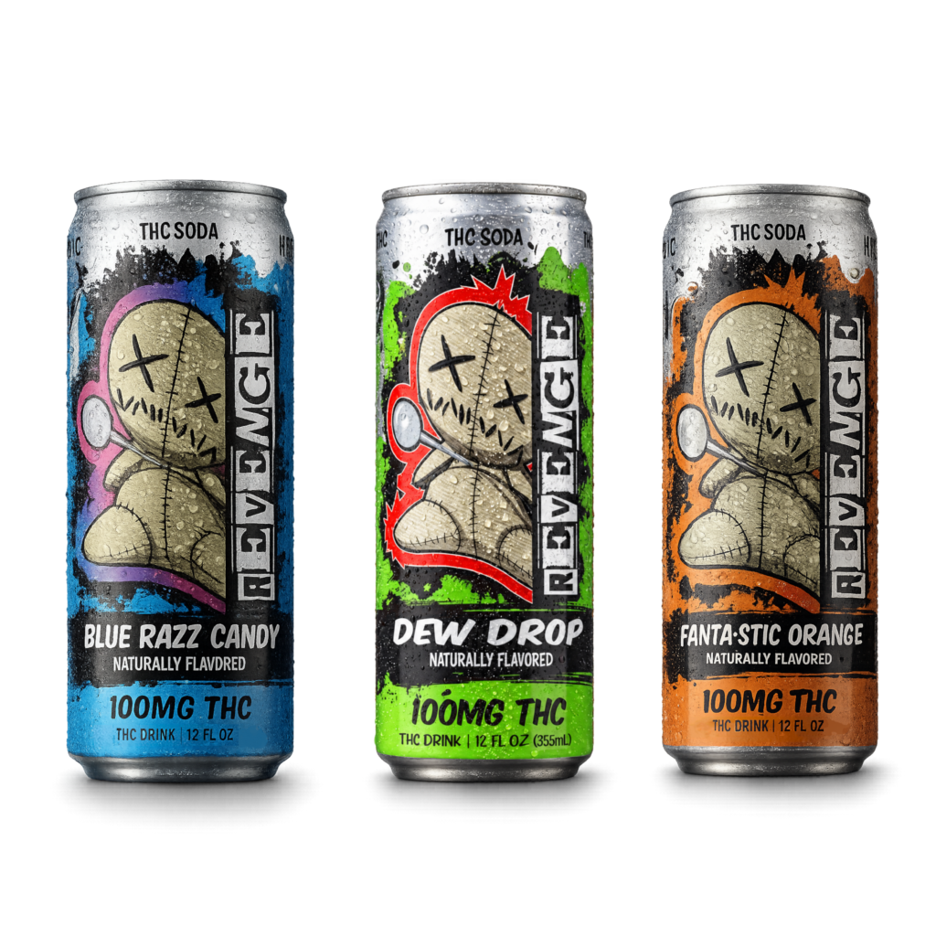 Revenge High-Potency THC Beverages