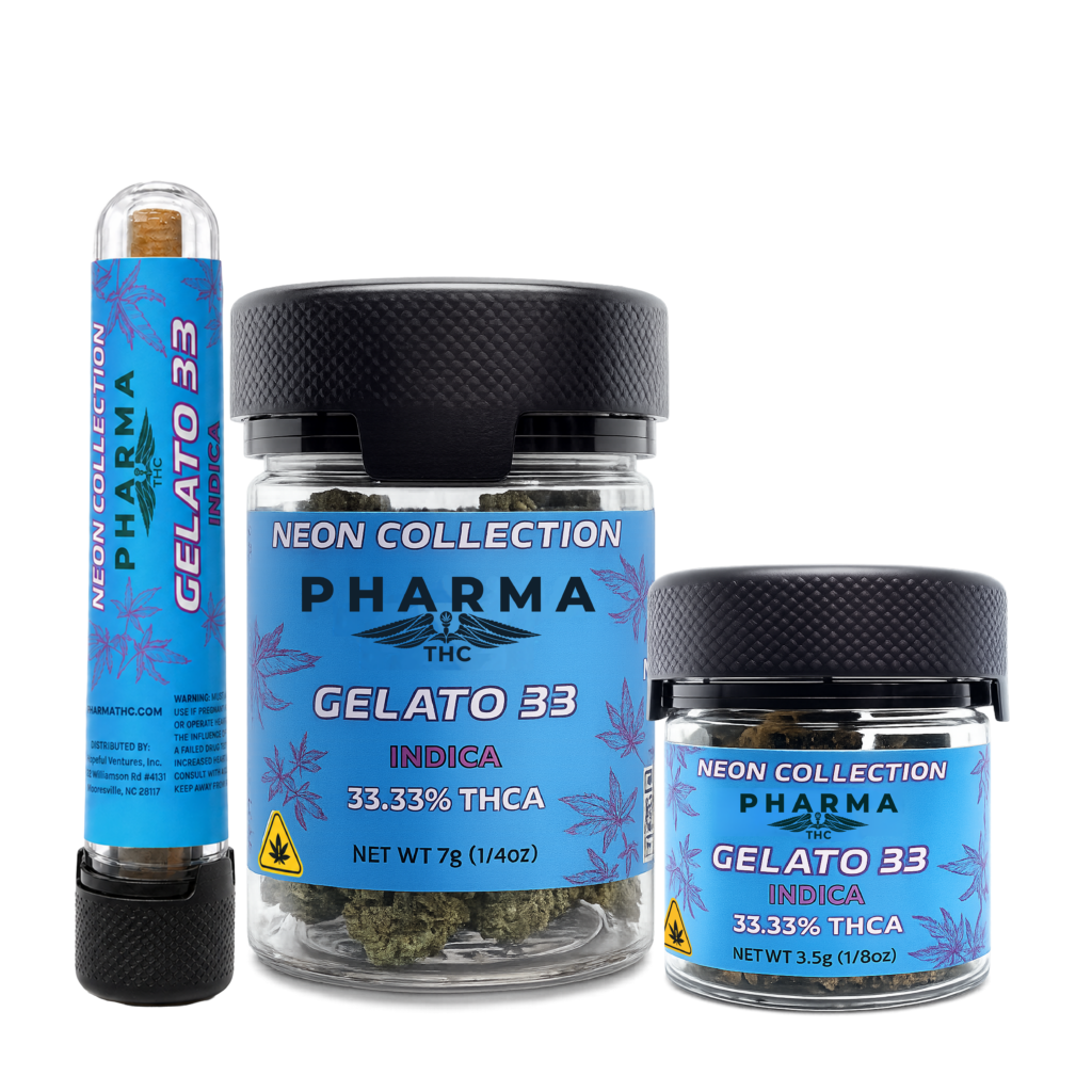 Blue Neon Collection - THCA Flower - Gelato 33