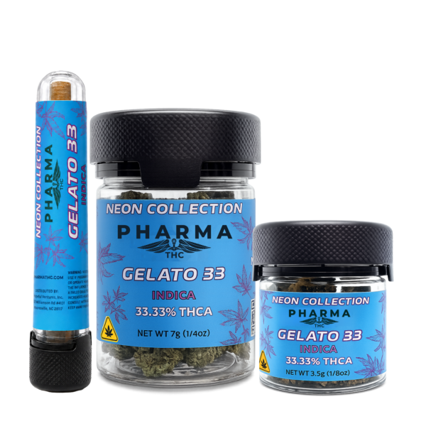 Blue Neon Collection - THCA Flower - Gelato 33
